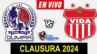 OLIMPIA VS VIDA EN VIVO 🔴 CLAUSURA 2024 JORNADA 12 LIGA BETCRIS HONDURAS ▶️ DONDE VER EN VIVO [upl. by Iain]