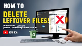 How to Manually Delete Files After Uninstalling Software  Remove Leftover Program Files Like a Pro [upl. by Coit]