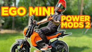 72v EGO Mini Bike Power Transformation Final Touches amp Top Speed Test [upl. by Delcine415]