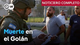 DW Noticias 27 de julio Israel acusa a Hezbolá de ataque con 11 niños muertos Noticiero completo [upl. by Ris101]