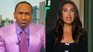 Stephen A Smith Gets HEATED at Molly for Doubting Caitlin Clark as She Wins ROTY [upl. by Saitam]