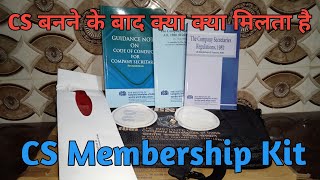 ICSI Membership Kit II Proud Member of CS Institute II CS Jaivindra Singh [upl. by Manvell901]