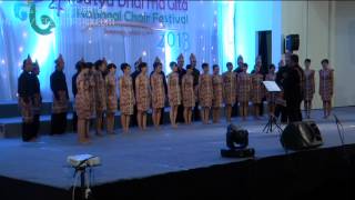 GRATIA CHOIR UNIKA SOEGIJAPRANATA SDGNCF 2013 SILVER MEDAL [upl. by Annasor]