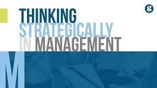 Thinking Strategically in Management [upl. by Yrreiht]