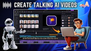 The BEST AI Voiceover you MUST know 🔥 Create AI Talking Videos in HitPaw Edimakor [upl. by Penney]