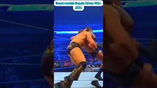 Royal rumble Randy Orton Win 2011 wwe trending shorts [upl. by Dominus595]