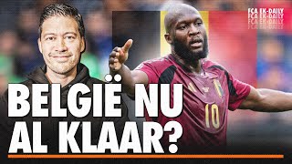 BELGIË stelt weer teleur met LUKAKU  FCA EKDAILY 5  Live van 12001300 [upl. by Olyhs]