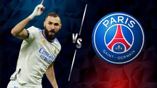 Benzema vs PSG 5 Goals [upl. by Leibarg]