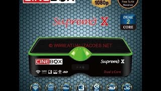 Baixar Nova Atualização do Cinebox Supremo X 22042017 [upl. by Jessamyn306]