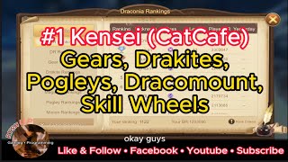 Draconia Saga 1 Strongest Kensei Build Gears Drakites Pogleys Vein Formation Skill Wheel [upl. by Arriat]