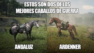 Red Dead Redemption 2 – ¿Dónde encontrar los caballos Ardenner y Andaluz De los mejores de Guerra [upl. by Ylevol]