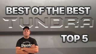 Toyota Tundra Top 5 Of All Time [upl. by Hellene191]