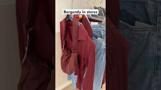 In unseren Filialen und online ist die Trendfarbe Burgundy nicht mehr wegzudenken wir lieben es 😍 [upl. by Esinek]