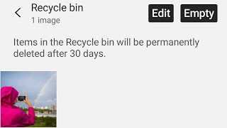 how to recover deleted photos from recycle bin in samsung m30s [upl. by Ecirtnom810]