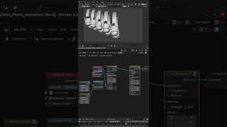 Headphones Animation with Extra Nodes of Geometry Nodes 3dsinghvfx blender animation [upl. by Siloum228]