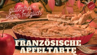 Oh mein Gott Diese Tarte ist sowas von einfach Diese glutenfreie Apfeltarte vegan andersbacken [upl. by Nnasus]