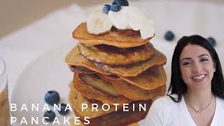 Banana Protein Pancakes [upl. by Onairelav]