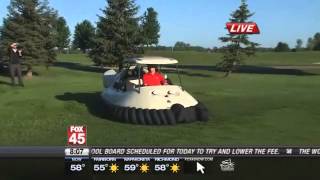 Hovercraft Golf Cart  Hover Bash [upl. by Robinson897]