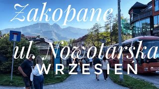 Zakopane we wrześniu ul Nowotarska [upl. by Constantin967]