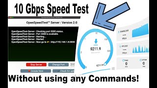 iPerf3 Alternative with a GUI 10Gbps Network Speed Test [upl. by Herta]