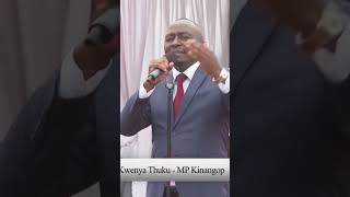 Reprimand Gov Sakaja otherwise we will assume you have send him Hon Kwenyu tells President Ruto [upl. by Ardyth]