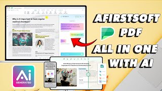 Afirstsoft PDF  All in One PDF Editor With AI Technology [upl. by Yerxa]