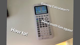 How to get games on your TI84 Plus CE calculator [upl. by Netaf19]