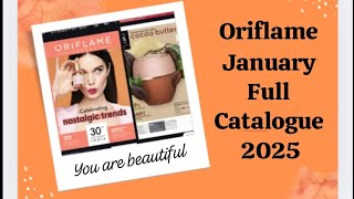 Oriflame January catalogue 2025preview [upl. by Lerner686]