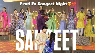 46th Vlog😍Pari Sahil cha Sangeet zala Saglyat Bhari❤️‍🔥 [upl. by Claudius383]