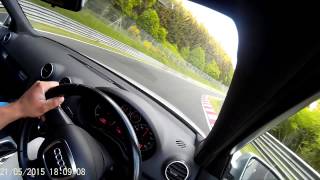 Audi a3 tdi Nurburgring 9 minutes 25 secounds [upl. by Adnirb]