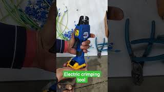 Klauke micro crimping tools shortsvideo electrical wiring [upl. by Eessej]