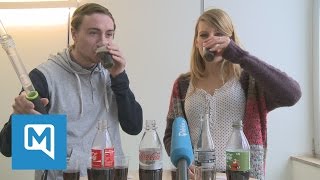 Die CocaColaChallenge Erkennen wir den richtigen Geschmack [upl. by Poucher]