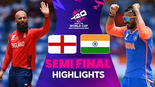 India vs England Highlights  ICC T20 World Cup 2024 2nd Semi Final Highlights  Ind vs Eng [upl. by Lorrimor]