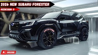 Redesign New 2026 Subaru Forester NextGen Adventure SUV [upl. by Macrae]