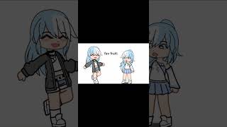 me now vs me kid tranding shorts gachaclub gachaedit edit me [upl. by Greerson]