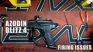 Azodin Blitz 4 Paintball Gun  Firing Issues  Tech Talk [upl. by Wappes7]