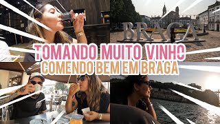 Um café da manhã em BRAGA fazendo um tour de vinhos e passeando de barco em PORTO PORTUGAL [upl. by Anairol]