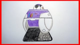 How to draw droid ER1 by Dmitry Syrman [upl. by Atena]