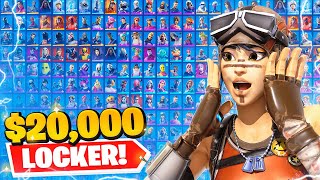 MY 20000 FORTNITE LOCKER TOUR OG RARE SKINS [upl. by Finkelstein489]