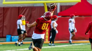 Scenes from USC’s first football practice of fall camp [upl. by Verene]