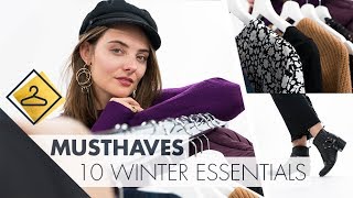 Deze 10 items kunnen niet ontbreken in je winter wardrobe l Musthaves [upl. by Drofla127]