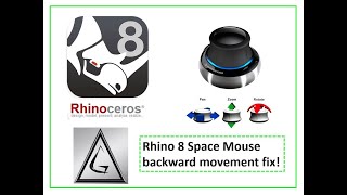 Rhino8 Space mouse fix [upl. by Arayk]