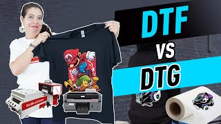 😉Impresión DTF y DTG ¿Cómo elegir [upl. by Nisen]