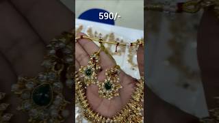 One gram gold jewellery  lowest price 🌸 [upl. by Vina]