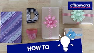 How to Use the Otto Washi Tape Range [upl. by Uhthna572]