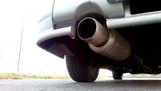 Subaru Forester SF5 stb sti Genome exhaust sound [upl. by Anagnos]