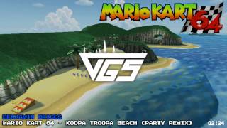 Mario Kart 64  Koopa Troopa Beach Party Remix VGS Release [upl. by Leachim743]