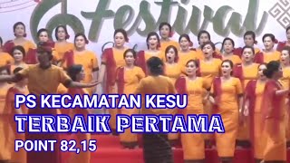 PS Kecamatan Kesu Terbaik PertamaFestival Paduan Suara Natal II Kab Toraja Utara 2022 [upl. by Aicele]