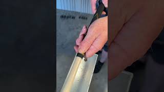 Installing vintage Lamkin grip with Brampton HF100 Grip Solvent golf Brampton golfgrips [upl. by Caines]