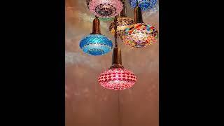 Moroccan Sultan Design Mosaic Chandelier 9 Globe ♡ YIASSUCOM [upl. by Libyc]